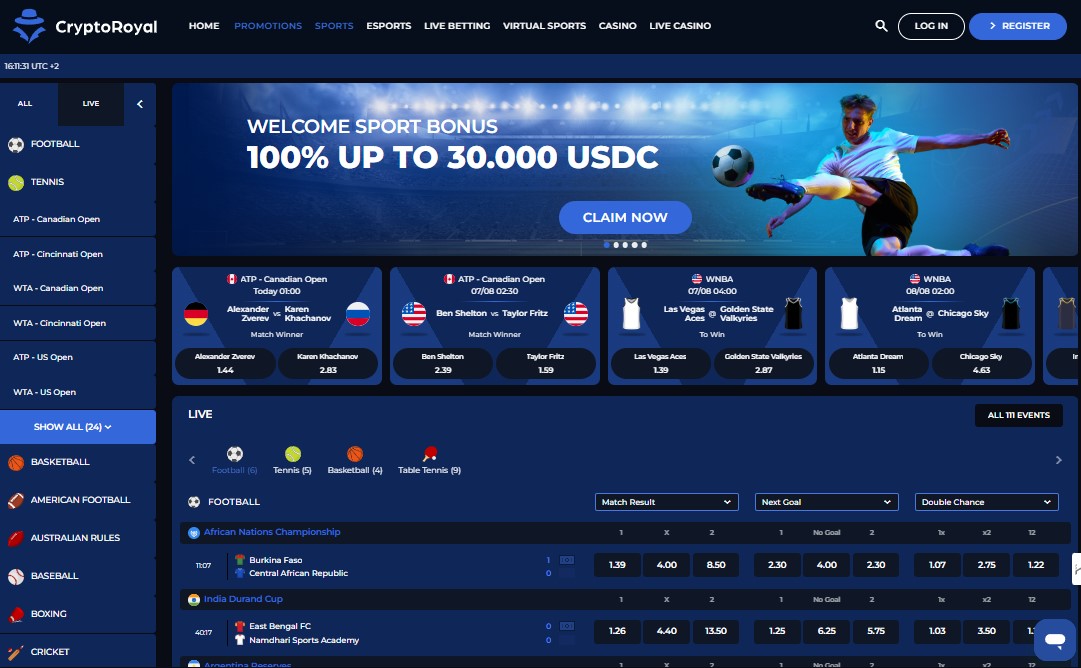 Crypto Royal Sports PT