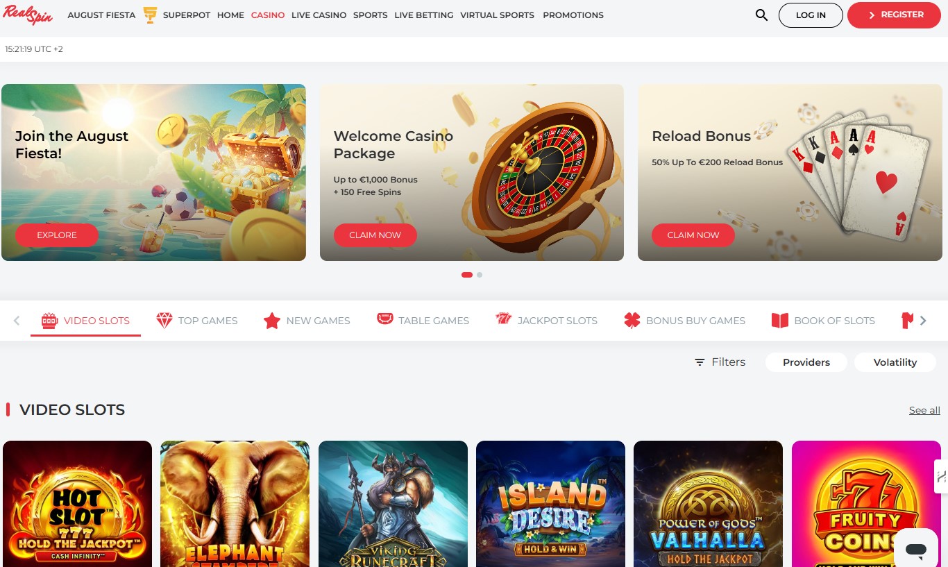 Realspin Casino PT
