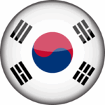 suedkorea flag rund